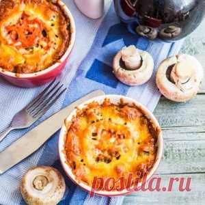 Вкусный язык в горшочках