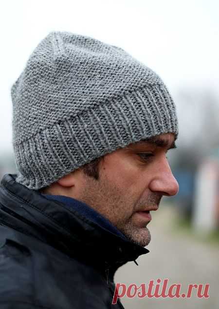 Woolly Wormhead - Chunkeanie - free mens beanie Hat knitting pattern