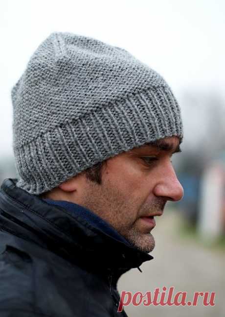 Woolly Wormhead - Chunkeanie - free mens beanie Hat knitting pattern