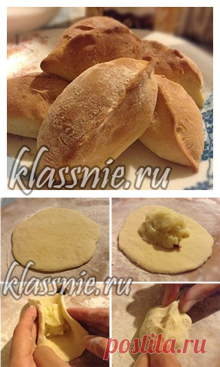 Веганские пирожки с картошкой в духовке |