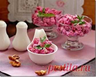 Необычно и очень вкусно: салат из свеклы с курицей | Про рецептики - лучшие кулинарные рецепты для Вас!