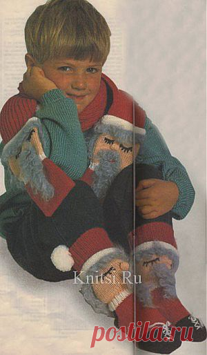 Детские носки и шарф. Вязание для детей / Детское / Спицами