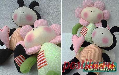 Куклы Тильда. Выкройки. Пчелы и цветы. Тео и Теа » Master classy - мастер классы для вас