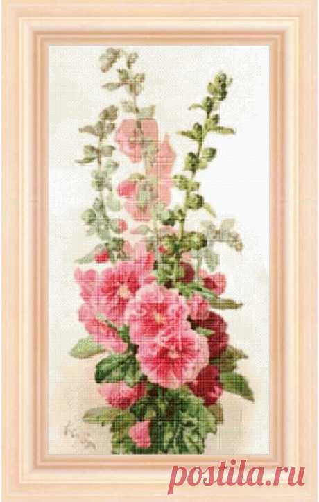 2 букета. FIORI. Вышивка крестом, схемы