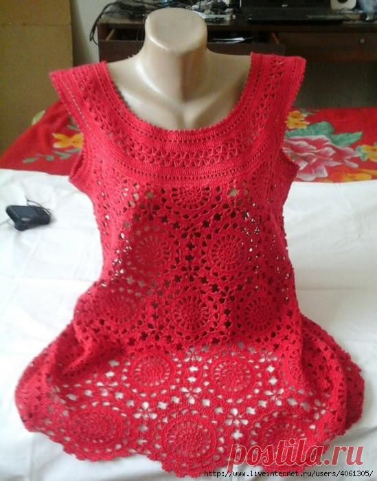 Платья, туники из мотивов, бабушкин квадрат | Записи в рубрике Платья, туники из мотивов, бабушкин квадрат | Дневник AidaAngel