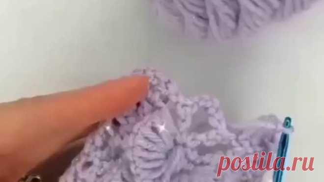 Объёмный узор крючком.mp4