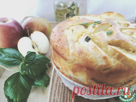 Деревенская шарлотка Кулинарный рецепт