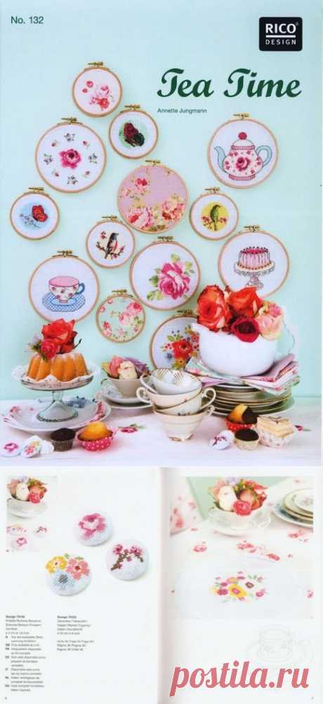 &quot;RICO - Tea Time&quot;. Журнал по вышивке.