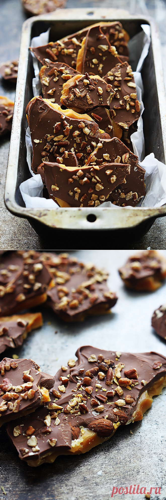 Easy Homemade English Toffee | Creme De La Crumb