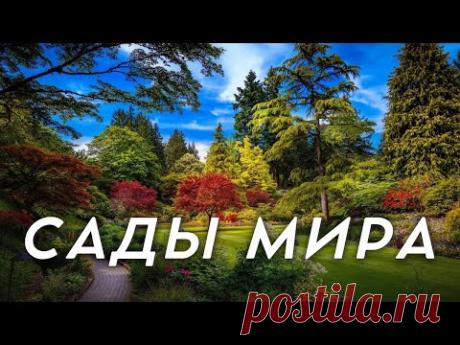 САМЫЕ ПРЕКРАСНЫЕ сады в мире. Релакс видео