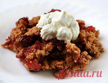 Фруктовый десерт крисп (crisp) « Простые вкусные рецепты и ничего более