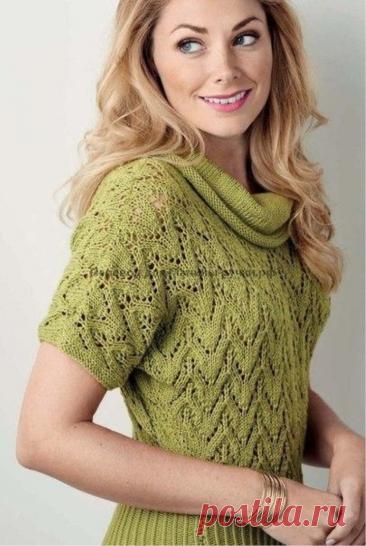 Openwork blouse free pattern