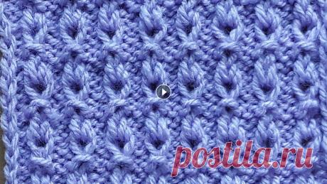 &quot;Капельки &quot;Красивый ажурный узор спицами для кофточки, джемпера, жакета. Интересный ажурный узор спицами для женских и детских изделий....