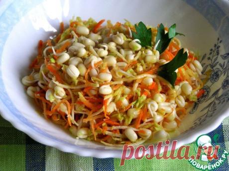 Салат с проростками маша - кулинарный рецепт