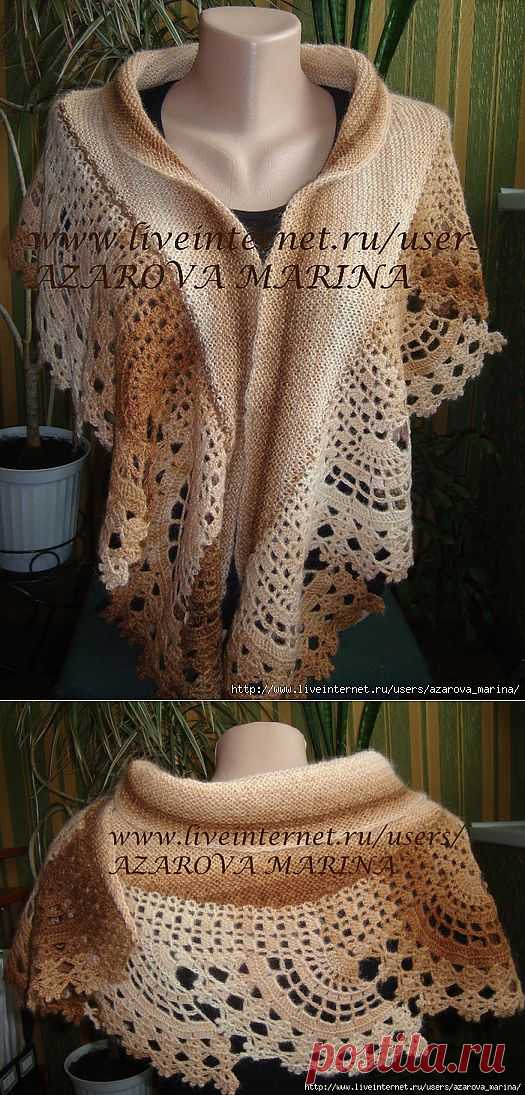 Вязаная минишаль Джульетта (Fichu Juliet).