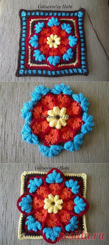 *Мотив крючком. Мастер-класс..