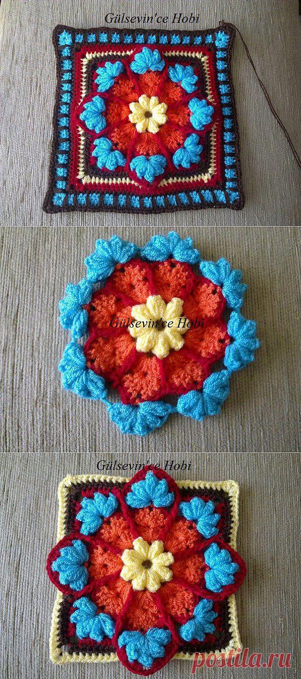 *Мотив крючком. Мастер-класс..