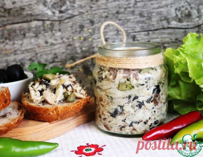 Рийет из запеченной скумбрии с каперсами – кулинарный рецепт