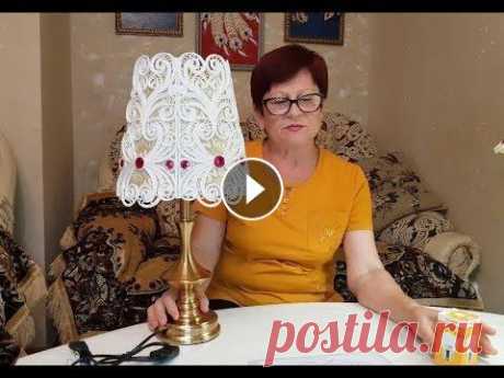 &quot;Декор абажура&quot; Мастер Класс Декор абажура х/б шпагатом...