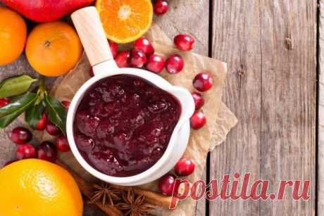 Клюква с апельсином на зиму — Домашняя кулинария
