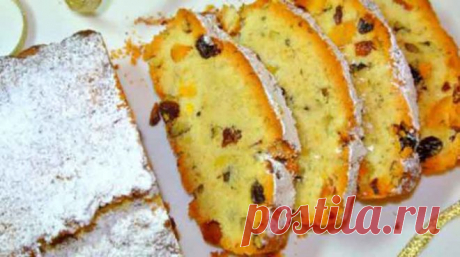Вкусный и полезный кекс с сухофруктами - Детская кухня