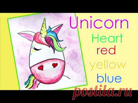 Рисование для детей | Как нарисовать единорога | how to draw unicorn