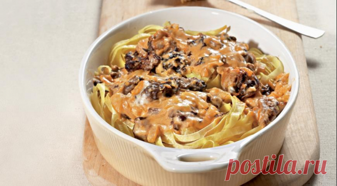 Паста, запеченная со сморчками. Пошаговый рецепт с фото на Gastronom.ru