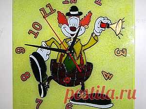 Мастер-класс Часы "Веселый клоун" - Ярмарка Мастеров - ручная работа, handmade