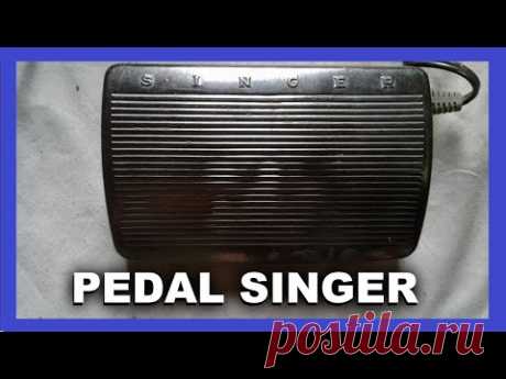 Como ABRIR Y LIMPIAR el pedal de maquina de coser SINGER l #mecanicaconfeccion