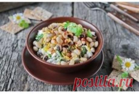 Салат из фасоли с брынзой - Лучшие кулинарные рецепты интернета