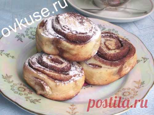 Булочки-улитки с какао, рецепт приготовления с фото / Простые рецепты