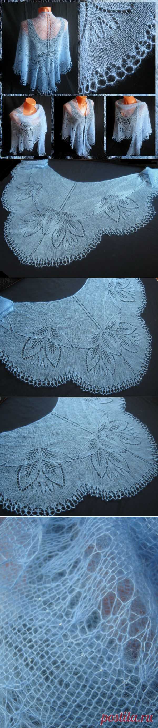 Knitting Stories by Venera: Шаль "Воздушная"