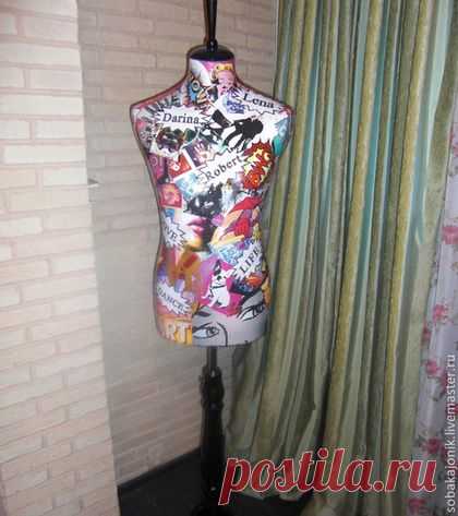 Купить Интерьерный манекен "Поп-Арт" - поп-арт, интерьерная композиция, подарок, необычный подарок