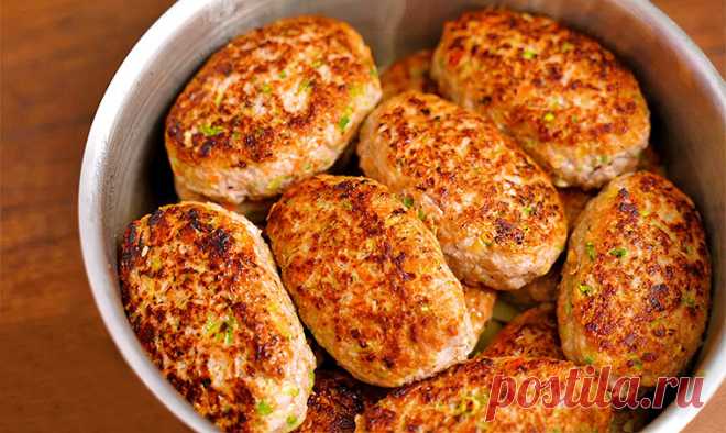 Котлеты из фарша с кабачком