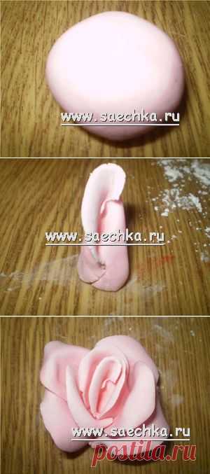 Розочки из мастики | рецепты на Saechka.Ru