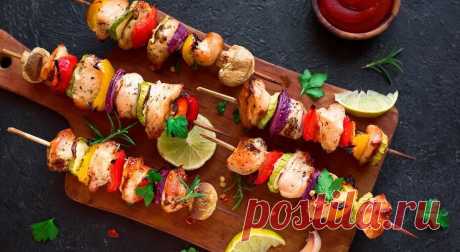 Как приготовить шашлык: 20 рецептов из разного мяса, рыбы, морепродуктов, овощей | Новый очаг | Дзен