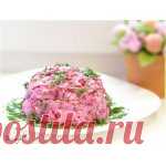 Салат из сыра, яиц и свеклы Кулинарный рецепт