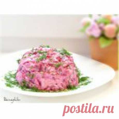 Салат из сыра, яиц и свеклы Кулинарный рецепт