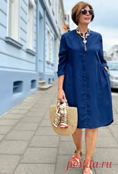 7 модных моделей платьев для женщин 50+ в летнем сезоне 2023 | СТИЛЬ И ВОЗРАСТ | Дзен