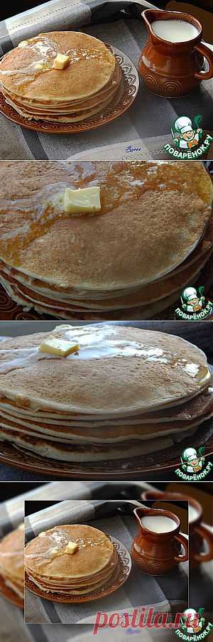 Блины ржаные на кефире и воде - кулинарный рецепт