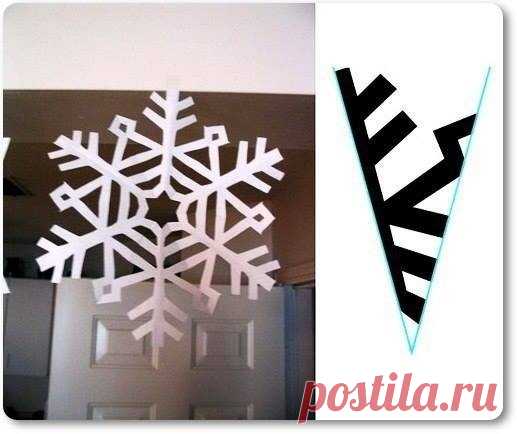 Мобиль из снежинок