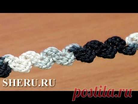 Easy To Crochet Cord Урок 36 Шнур связанный крючком