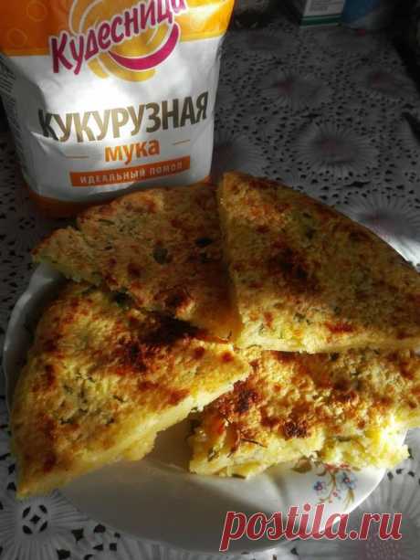 Кукурузные лепешки с сыром и зеленью (мчади). Рецепт + пошаговые фото
