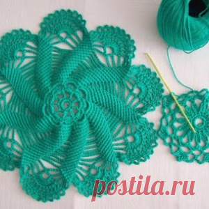 Узор крючком схемы - МирТесен