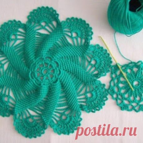 Узор крючком схемы - МирТесен