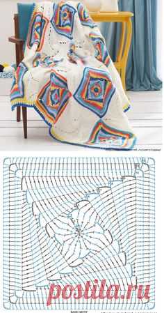 Crochet afghan