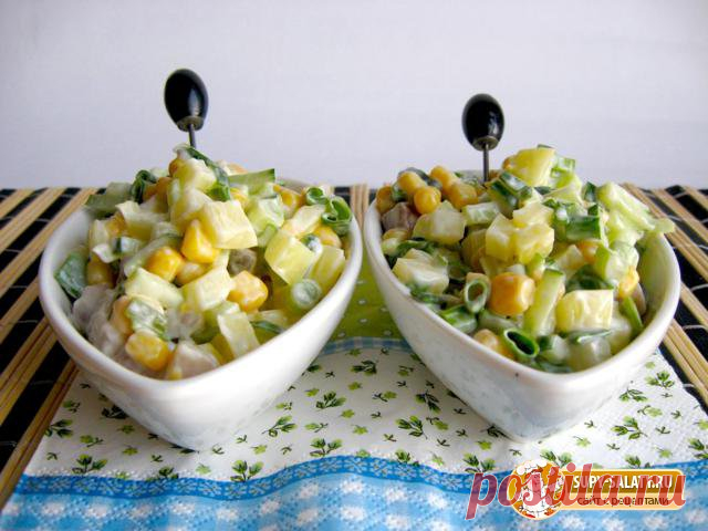 Салат из сельди и сладкого перца