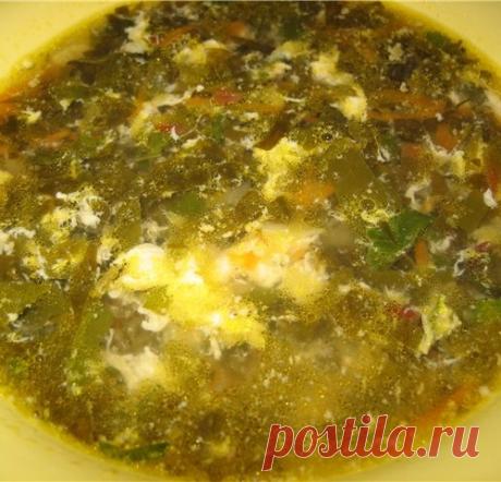 ЗЕЛЁНЫЙ УКРАИНСКИЙ БОРЩ С ГРИБАМИ