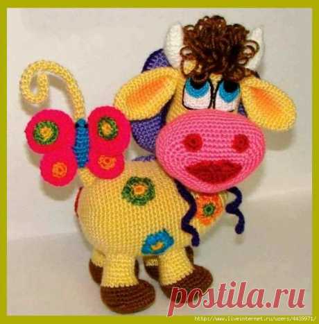 Цветочная коровка. МК