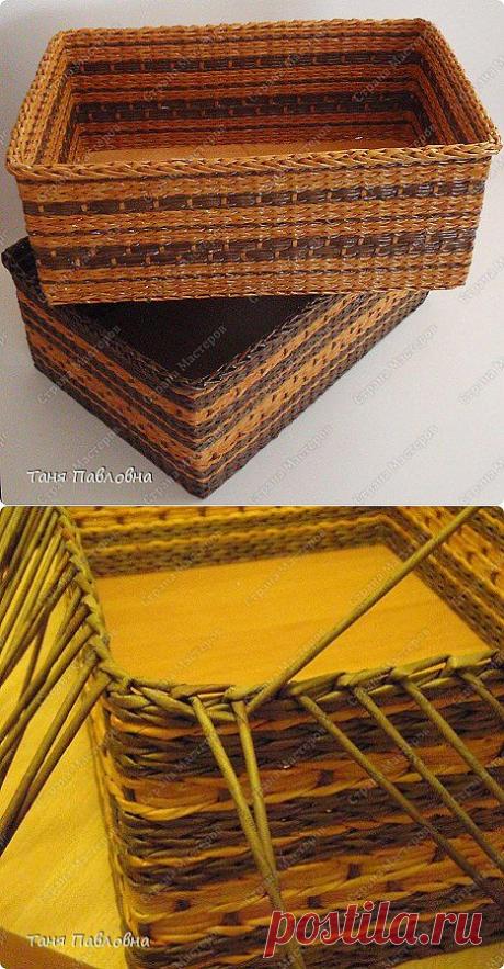 Подружка моей плетушке и МК загибки. Декупажик. | Страна Мастеров